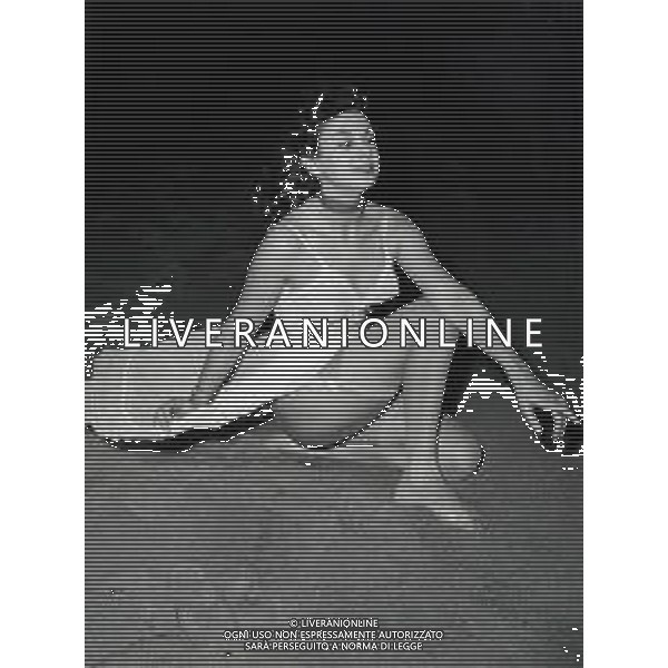 NEG-RETROSPETTIVA SANDRA MILO ATTRICE NELLA FOTO SANDRA MILO A ROMA NELL\'ANNO 1956 FOTO SANDRO VEPASIANI-AG ALDO LIVERANI SAS