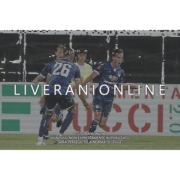 ZCP - 07/09/2024 Rimini - Pescara Campionato di calcio serie C girone B 2024/2025 - nella foto: Esultanza ferraris dopo il goal ©Claudio Zamagni/Agenzia Aldo Liverani s.a.s./AGENZIA ALDO LIVERANI SAS