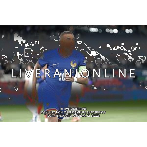 TVEM September 6, 2024 in Paris, France. France vs Italy, UEFA Nations League 2024/25 League A Group A2 match - Parc des Princes Stadium. In the pic: Kylian Mbappe’ of France/AGENZIA ALDO LIVERANI SAS