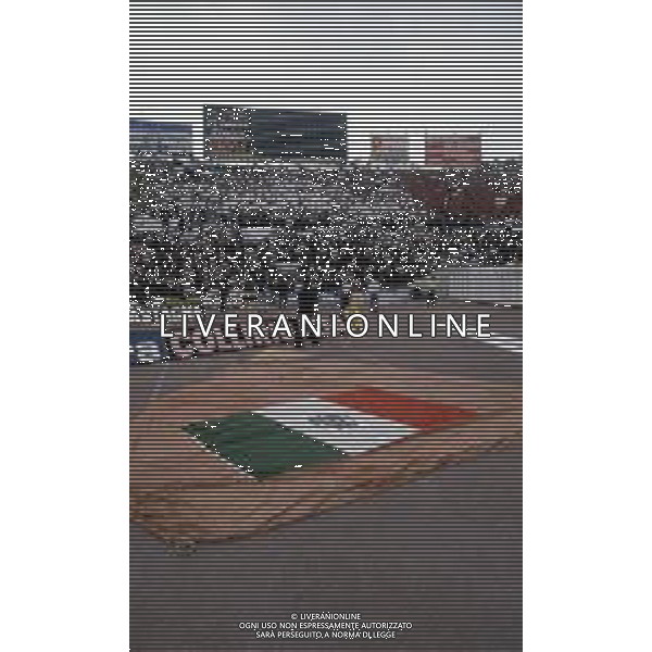 DIAP-RETROSPETTIVA TIFOSI JUVENTUS CALCIO NELLA FOTO I TIFOSI DELLA JUVENTUS FESTEGGIANO IL 19 SCUDETTO NELLA PARTITA JUVENTUS-FIORENTINA NELL\'ANNO 1981 FOTO ENRICO LIVERANI-AG ALDO LIVERANI SAS 