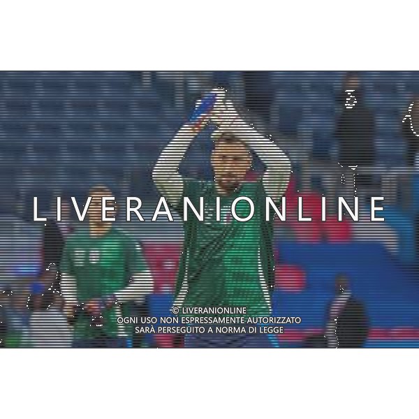 TVEM September 6, 2024 in Paris, France. France vs Italy, UEFA Nations League 2024/25 League A Group A2 match - Parc des Princes Stadium. In the pic: Gianluigi Donnarumma of Italy ©Emmanuele Mastrodonato-AGENZIA ALDO LIVERANI SAS
