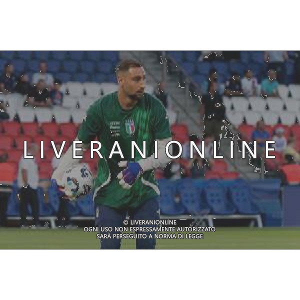 TVEM September 6, 2024 in Paris, France. France vs Italy, UEFA Nations League 2024/25 League A Group A2 match - Parc des Princes Stadium. In the pic: Gianluigi Donnarumma of Italy ©Emmanuele Mastrodonato-AGENZIA ALDO LIVERANI SAS