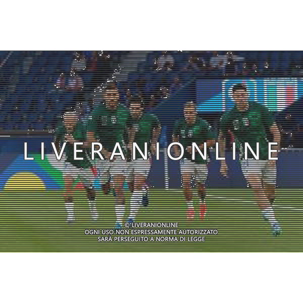 TVEM September 6, 2024 in Paris, France. France vs Italy, UEFA Nations League 2024/25 League A Group A2 match - Parc des Princes Stadium. In the pic: Players of Italy warms up ©Emmanuele Mastrodonato-AGENZIA ALDO LIVERANI SAS