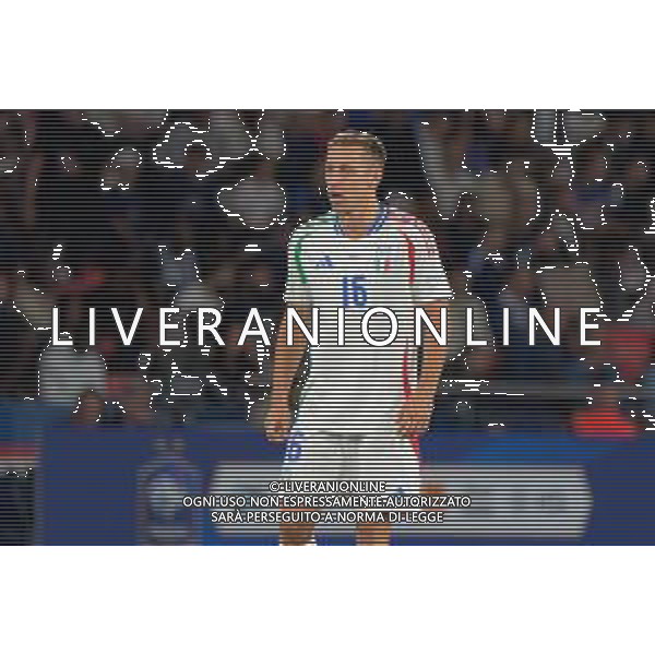 TVEM September 6, 2024 in Paris, France. France vs Italy, UEFA Nations League 2024/25 League A Group A2 match - Parc des Princes Stadium. In the pic: Davide Frattesi of Italy ©Emmanuele Mastrodonato-AGENZIA ALDO LIVERANI SAS