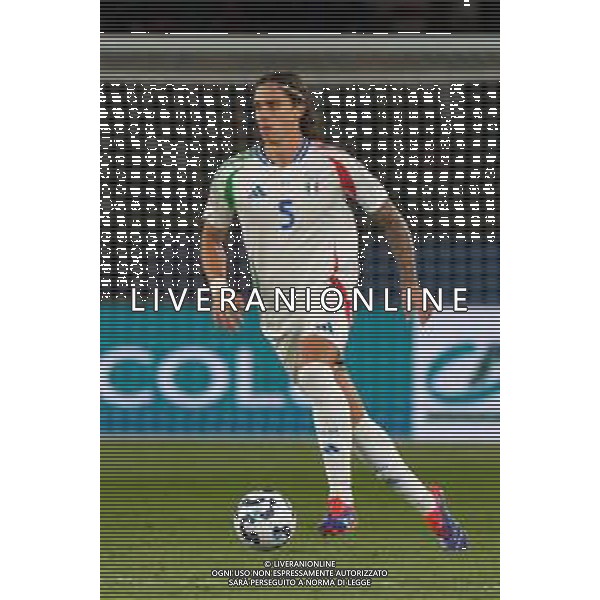 TVEM September 6, 2024 in Paris, France. France vs Italy, UEFA Nations League 2024/25 League A Group A2 match - Parc des Princes Stadium. In the pic: Riccardo Calafiori of Italy ©Emmanuele Mastrodonato-AGENZIA ALDO LIVERANI SAS