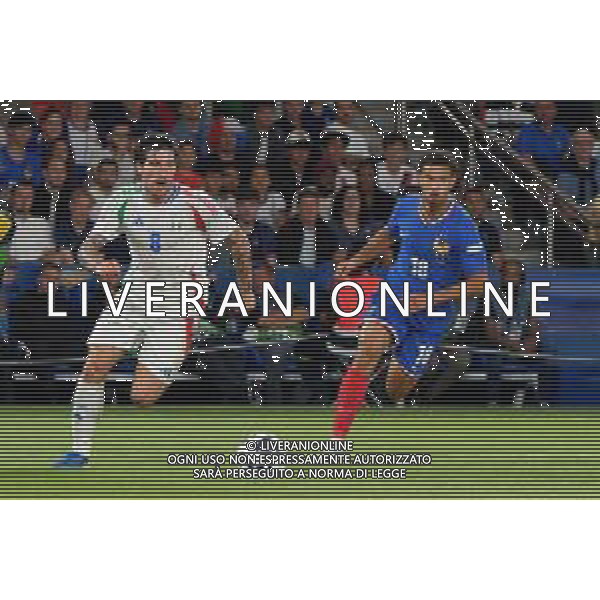 TVEM September 6, 2024 in Paris, France. France vs Italy, UEFA Nations League 2024/25 League A Group A2 match - Parc des Princes Stadium. In the pic: Sandro Tonali of Italy in action against Warren Zaïre-Emery of France ©Emmanuele Mastrodonato-AGENZIA ALDO LIVERANI SAS