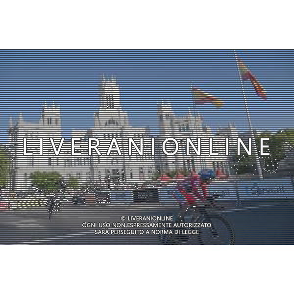 08-09-2024 Vuelta A Espana; 2024, Red Bull - Bora - Hansgrohe; Roglic, Primoz; Madrid; ©SIROTTI- AGENZIA ALDO LIVERANI SAS