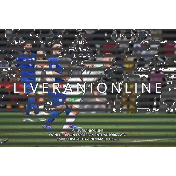 TVRG Israele vs Italia nella foto Davide Frattesi (Italia) segna il gol dell\'1 a 0 Budapest (HUN) 09-09-2024 Bozsik Arena UEFA Nations League - Lega A Gruppo A2 - 2a giornata foto Roberto Garavaglia/Agenzia Aldo Liverani sas