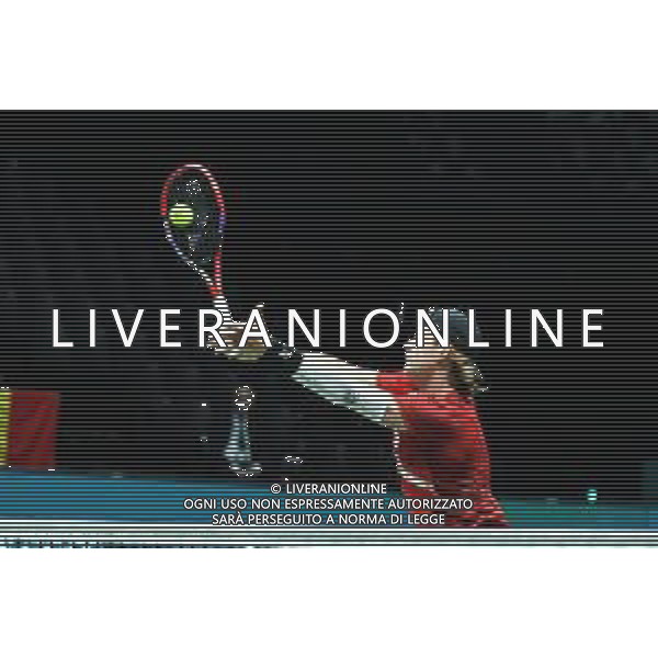 BOLOGNA, ITALIA - 10 September: Zizou Bergs durante la partita di Davis Cup contro l\'olandese Tallon Griekspoor all\'Unipol Arena di Bologna - Tennis, Davis Cup, Olanda, Belgio ©Andrea Rosito - AGENZIA ALDO LIVERANI SAS