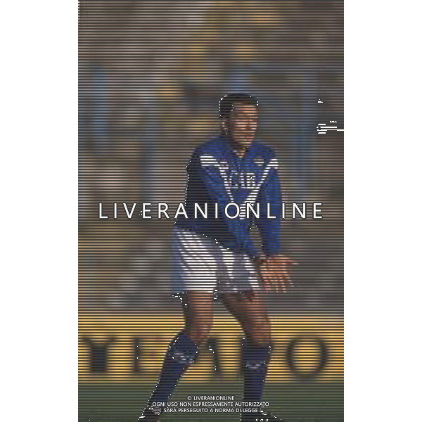DIAP-RETROSPETTIVA ALESSANDRO QUAGGIOTTO CALCIATORE NELLA FOTO ALESSANDRO QUAGGIOTTO CON LA MAGLIA DEL BRESCIA CALCIO AG ALDO LIVERANI SAS