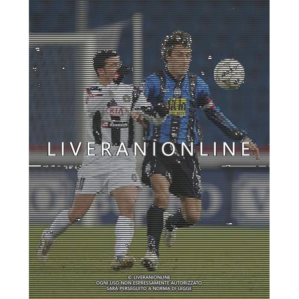 UDINESE-ATALANTA COPPA ITALIA TIM 11/01/2006 NELLA FOTO BELLINI-DI NATALE AGENZIA ALDO LIVERANI