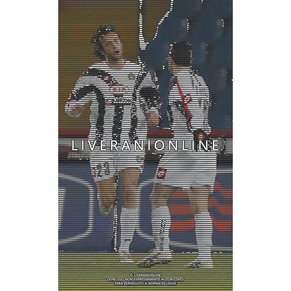 UDINESE-ATALANTA COPPA ITALIA TIM 11/01/2006 NELLA FOTO ESULTANZA MAURI AGENZIA ALDO LIVERANI