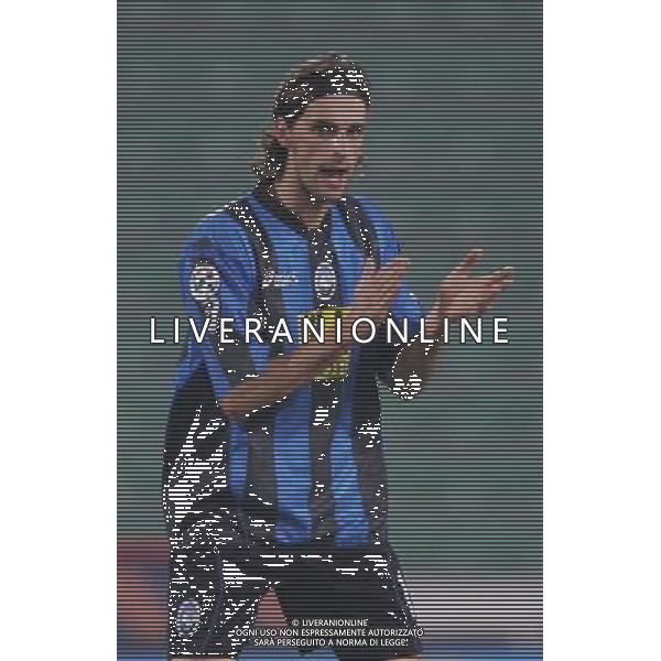UDINESE-ATALANTA COPPA ITALIA TIM 11/01/2006 NELLA FOTO ESULTANZA ARIATTI AGENZIA ALDO LIVERANI