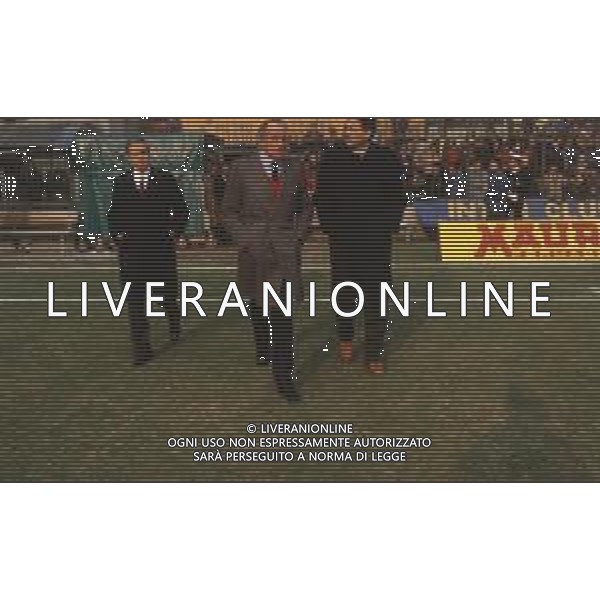 DIAP-RETROSPETTIVA BOB LOVATI ALLENATORE E DIRIGENTE SPORTIVO NELLA FOTO BOB LOVATI CON GIACINTO FACCHETTI AG ALDO LIVERANI SAS