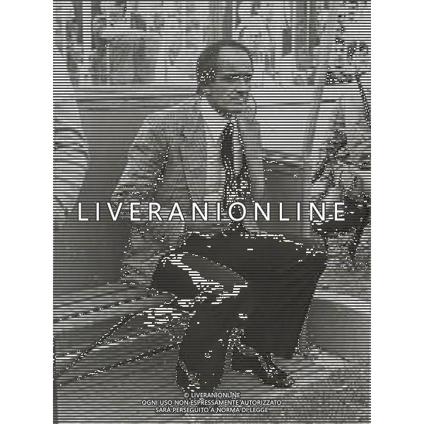 ST-RETROSPETTIVA BOB LOVATI ALLENATORE E DIRIGENTE SPORTIVO NELLA FOTO BOB LOVATI ALLENATORE LAZIO CALCIO AG ALDO LIVERANI SAS