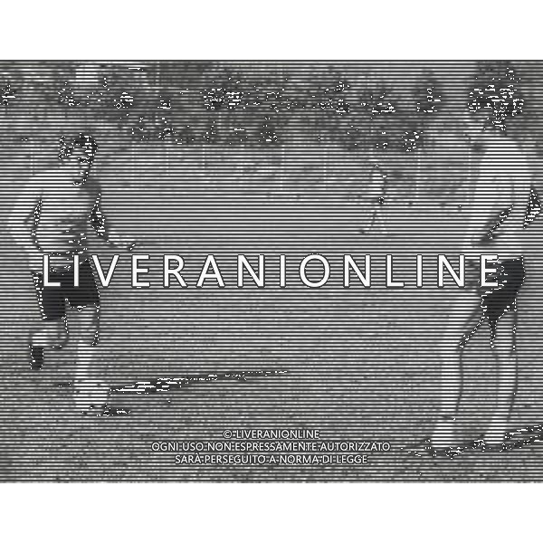 ST-RETROSPETTIVA BOB LOVATI ALLENATORE E DIRIGENTE SPORTIVO NELLA FOTO BOB LOVATI ALLENATORE LAZIO CALCIO CON FERNANDO VIOLA FOTO FRANCO CECI-AG ALDO LIVERANI SAS 