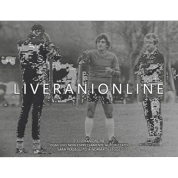 ST-RETROSPETTIVA BOB LOVATI ALLENATORE E DIRIGENTE SPORTIVO NELLA FOTO BOB LOVATI ALLENATORE LAZIO CALCIO CON FERNANDO VIOLA FOTO FRANCO CECI-AG ALDO LIVERANI SAS 