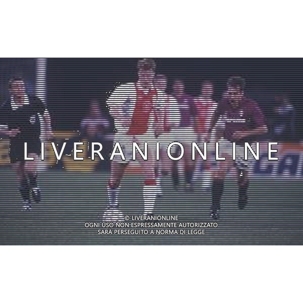 DIAP-RETROSPETTIVA STEFAN PETTERSON CALCIATORE NELLA FOTO STEFAN PETTERSON CON LA MAGLIA DELL\'AJAX AG ALDO LIVERANI SAS