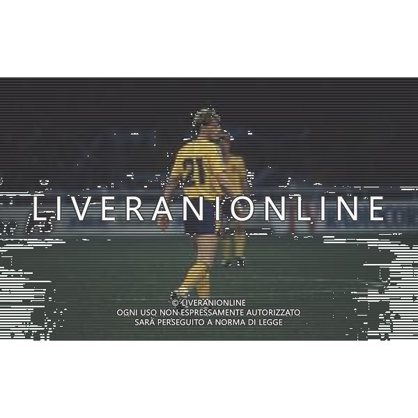 DIAP-RETROSPETTIVA STEFAN PETTERSON CALCIATORE NELLA FOTO STEFAN PETTERSON CON LA MAGLIA DELLA NAZIONALE SVEZIA AG ALDO LIVERANI SAS