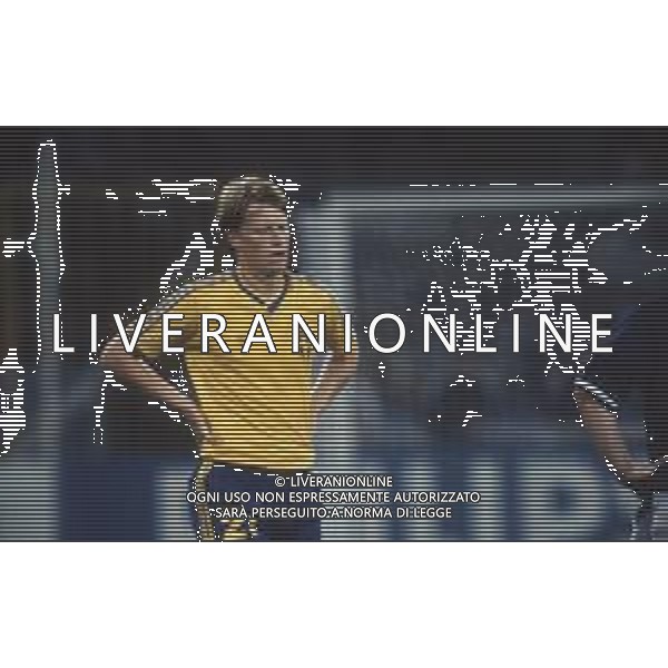 DIAP-RETROSPETTIVA STEFAN PETTERSON CALCIATORE NELLA FOTO STEFAN PETTERSON CON LA MAGLIA DELLA NAZIONALE SVEZIA AG ALDO LIVERANI SAS