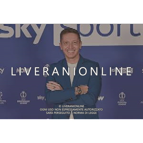 TVRG Photocall Sky Sport nella foto Mario Giunta Milano 11-09-2024 Photocall in occasione dell’evento Sky Sport dedicato alla UEFA Champions League e alle altre Coppe Europee foto Roberto Garavaglia/Agenzia Aldo Liverani sas