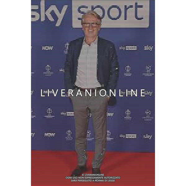 TVRG Photocall Sky Sport nella foto Giancarlo Marocchi Milano 11-09-2024 Photocall in occasione dell’evento Sky Sport dedicato alla UEFA Champions League e alle altre Coppe Europee foto Roberto Garavaglia/Agenzia Aldo Liverani sas