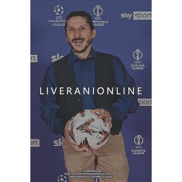 TVRG Photocall Sky Sport nella foto Fayna Valerio Spinella Milano 11-09-2024 Photocall in occasione dell’evento Sky Sport dedicato alla UEFA Champions League e alle altre Coppe Europee foto Roberto Garavaglia/Agenzia Aldo Liverani sas