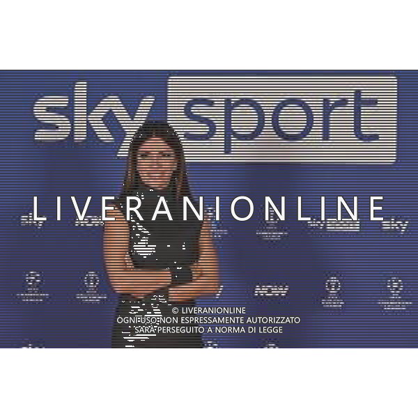 TVRG Photocall Sky Sport nella foto Federica Masolin Milano 11-09-2024 Photocall in occasione dell’evento Sky Sport dedicato alla UEFA Champions League e alle altre Coppe Europee foto Roberto Garavaglia/Agenzia Aldo Liverani sas