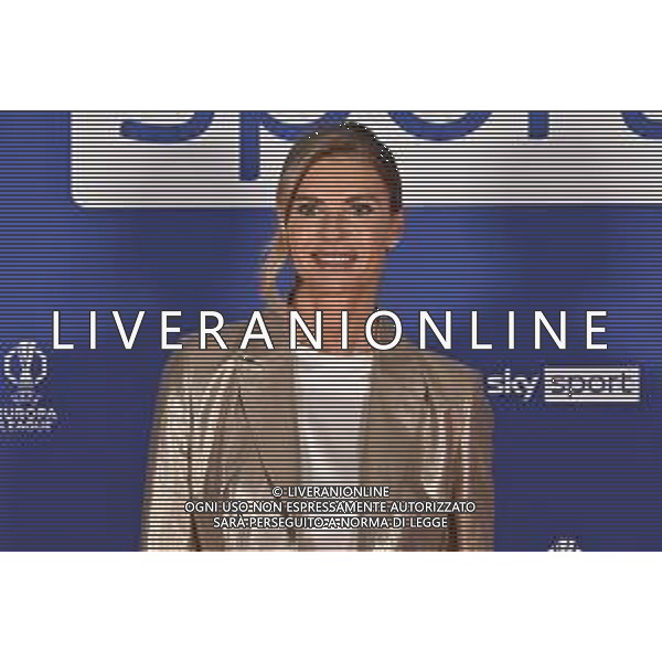 TVRG Photocall Sky Sport nella foto Martina Colombari Milano 11-09-2024 Photocall in occasione dell’evento Sky Sport dedicato alla UEFA Champions League e alle altre Coppe Europee foto Roberto Garavaglia/Agenzia Aldo Liverani sas