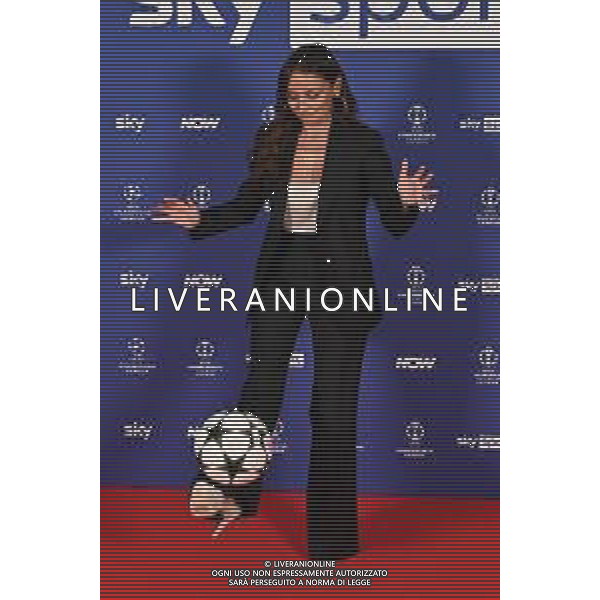TVRG Photocall Sky Sport nella foto Giorgia Cenni Milano 11-09-2024 Photocall in occasione dell’evento Sky Sport dedicato alla UEFA Champions League e alle altre Coppe Europee foto Roberto Garavaglia/Agenzia Aldo Liverani sas
