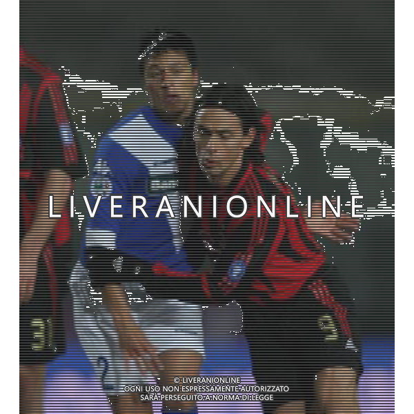 BRESCIA - MILAN COPPA ITALIA TIM CUP 11/01/2006 NELLA FOTO FILIPPO INZAGHI E MARTINEZ PH VENEZIA/AG. ALDO LIVERANI