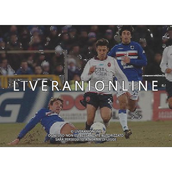 SAMPDORIA - CAGLIARI COPPA ITALIA TIM CUP 11/01/2006 NELLA FOTO cossu e kutuzov PH ARCAINI/AG. ALDO LIVERANI