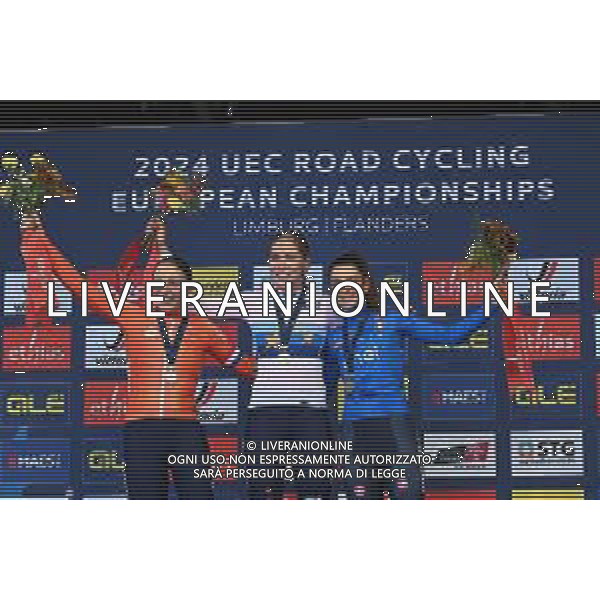 13-09-2024 European Championships U23 Women; 2024, Olanda; 2024, Italia; Van Rooijen, Sofie; Souren, Scarlett; Gasparrini, Eleonora Camilla; Hasselt; ©SIROTTI/AGENZIA ALDO LIVERANI SAS