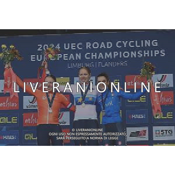 13-09-2024 European Championships U23 Women; 2024, Olanda; 2024, Italia; Van Rooijen, Sofie; Souren, Scarlett; Gasparrini, Eleonora Camilla; Hasselt; ©SIROTTI/AGENZIA ALDO LIVERANI SAS