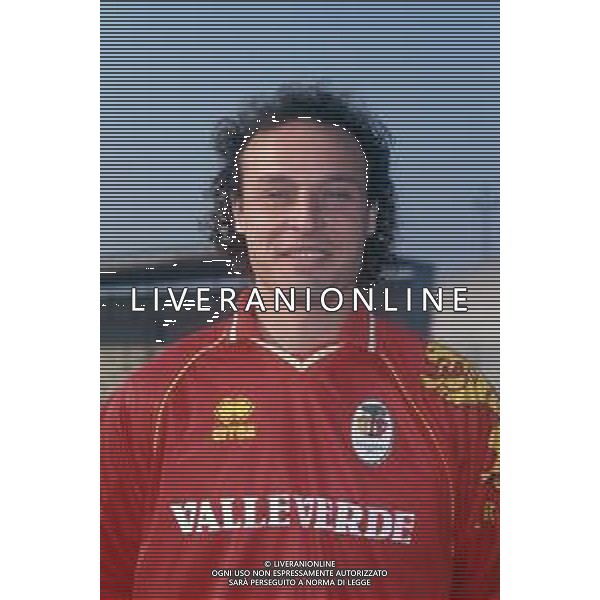 DIAP-RETROSPETTIVA ROSARIO PERGOLIZZI CALCIATORE NELLA FOTO ROSARIO PERGOLIZZI CON LA MAGLIA DEL RAVENNA CALCIO AG ALDO LIVERANI SAS