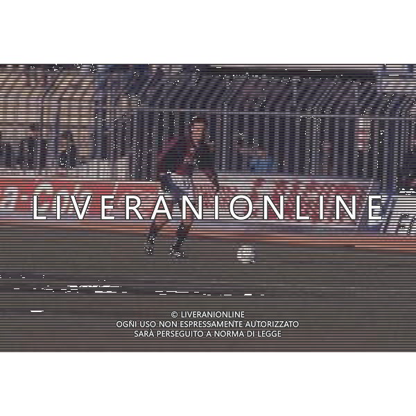 DIAP-RETROSPETTIVA ROSARIO PERGOLIZZI CALCIATORE NELLA FOTO ROSARIO PERGOLIZZI CON LA MAGLIA DEL BOLOGNA CALCIO AG ALDO LIVERANI SAS