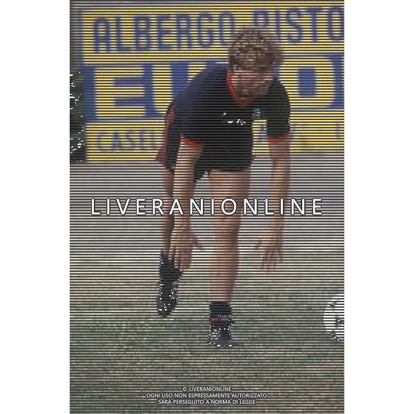 DIAP-RETROSPETTIVA JAN PETERS CALCIATORE NELLA FOTO JAN PETERS CON LA MAGLIA DEL GENOA CALCIO AG ALDO LIVERANI SAS