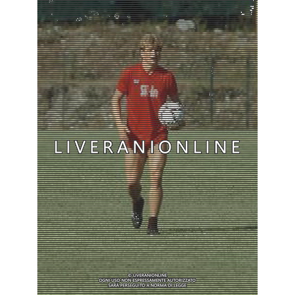 DIAP-RETROSPETTIVA JAN PETERS CALCIATORE NELLA FOTO JAN PETERS CON LA MAGLIA DELL\'ATALANTA CALCIO FOTO RENATO LANI-AG ALDO LIVERANI SAS