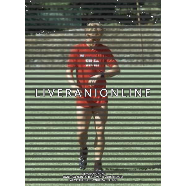 DIAP-RETROSPETTIVA JAN PETERS CALCIATORE NELLA FOTO JAN PETERS CON LA MAGLIA DELL\'ATALANTA CALCIO FOTO RENATO LANI-AG ALDO LIVERANI SAS