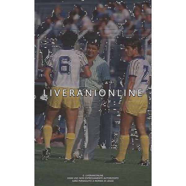 DIAP-RETROSPETTIVA MARINO PERANI ALLENATORE CALCIO NELLA FOTO MARINO PERANI ALLENATORE PARMA CALCIO AG ALDO LIVERANI SAS