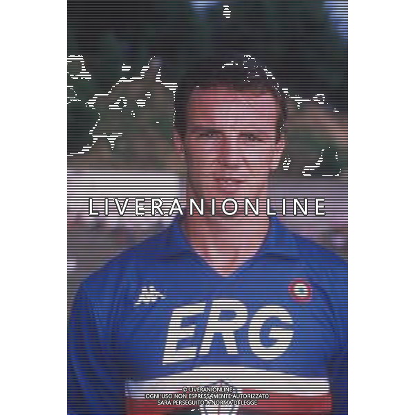 DIAP-RETROSPETTIVA LORIS PRADELLA CALCIATORE NELLA FOTO LORIS PRADELLA SAMPDORIA CALCIO AG ALDO LIVERANI SAS