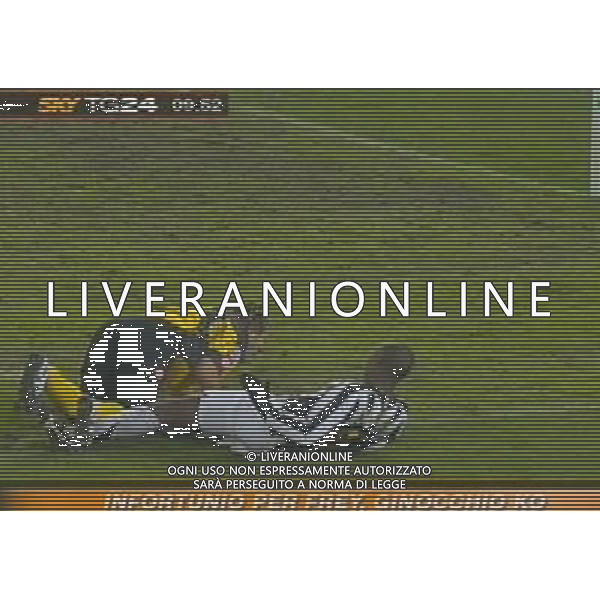 TORINO 11/1/2006 JUVENTUS-FIORENTINA COPPA ITALIA TIM INFORTUNIO DI SEBASTIAN FREY OBBLIGATORIO CITARE LA FONTE TELEVISIVA FOTO AG ALDO LIVERANI