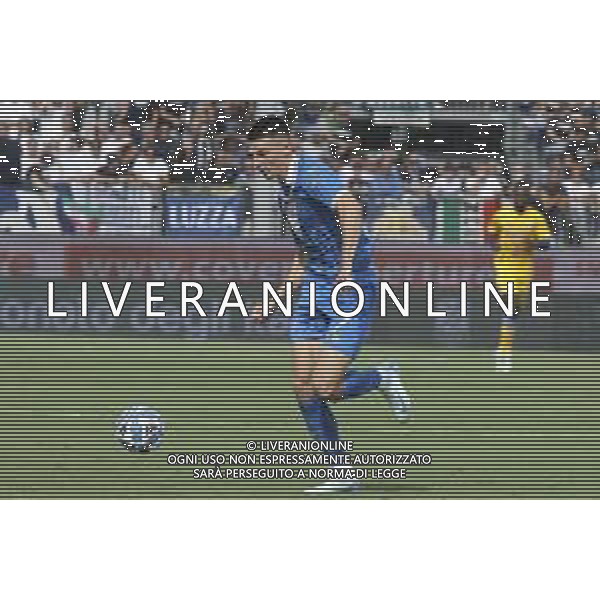 Ante Matej Juric of Brescia Calcio FC play the ball during Brescia Calcio vs Frosinone Calcio, 5° Serie B BKT 2024-25 game at Mario Rigamonti stadium in Brescia (BS), Italy, on September 14, 2024. (Photo by Davide Casentini) ag aldo liverai sas