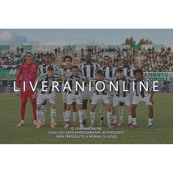 TVEM September 14, 2024 Monopoli, Italy - Monopoli vs Juventus Next Gen - Italian soccer serie C 2024/25 - Vito Simone Veneziani Stadium. In the pic: Juventus Next Gen team line up foto emmanuele mastrodonato-ag aldo liverani sas