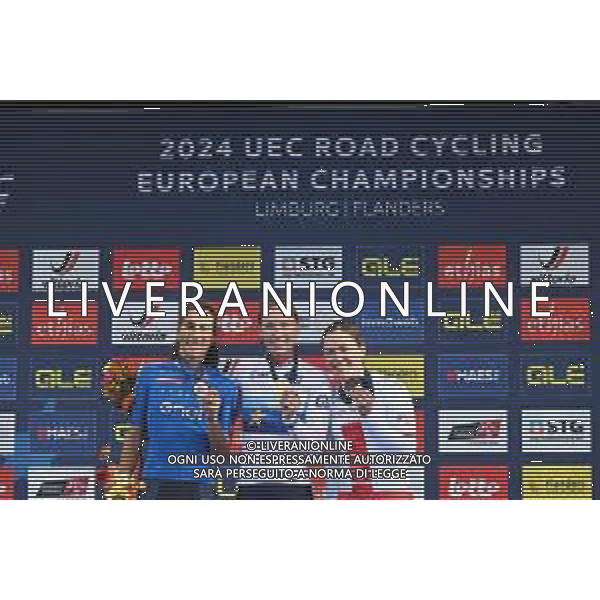 14-09-2024 European Championships Elite Women; 2024, Olanda; 2024, Italia; 2024, Polonia; Wiebes, Lorena; Balsamo, Elisa; Pikulik, Daria; Hasselt; foto stefano sirotti-ag aldo liverani sas