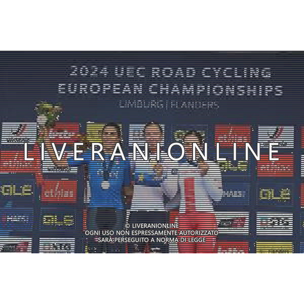14-09-2024 European Championships Elite Women; 2024, Olanda; 2024, Italia; 2024, Polonia; Wiebes, Lorena; Balsamo, Elisa; Pikulik, Daria; Hasselt; foto stefano sirotti-ag aldo liverani sas