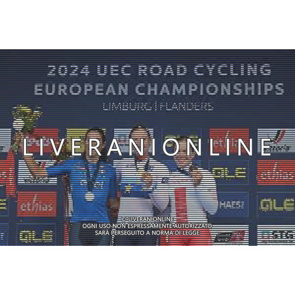 14-09-2024 European Championships Elite Women; 2024, Olanda; 2024, Italia; 2024, Polonia; Wiebes, Lorena; Balsamo, Elisa; Pikulik, Daria; Hasselt; foto stefano sirotti-ag aldo liverani sas