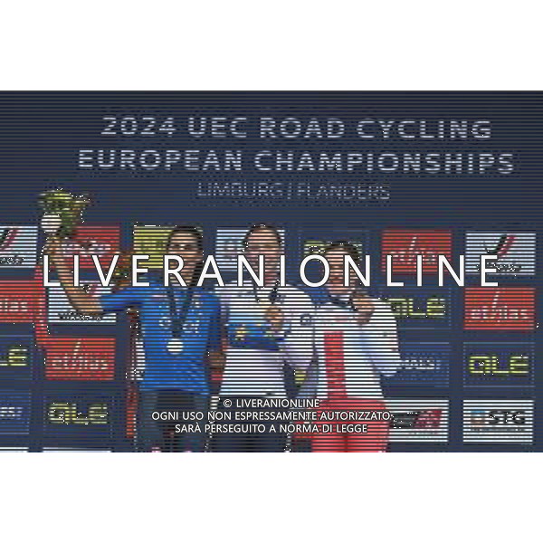 14-09-2024 European Championships Elite Women; 2024, Olanda; 2024, Italia; 2024, Polonia; Wiebes, Lorena; Balsamo, Elisa; Pikulik, Daria; Hasselt; foto stefano sirotti-ag aldo liverani sas
