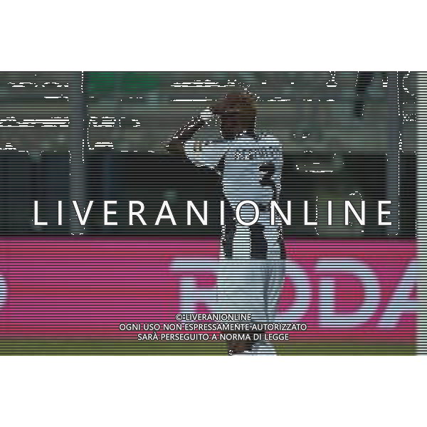 TVEM September 14, 2024 Monopoli, Italy - Monopoli vs Juventus Next Gen - Italian soccer serie C 2024/25 - Vito Simone Veneziani Stadium. In the pic: Felix Ohene Afena Gyan of Juventus Next Gen disappointment foto emmanuele mastrodonato-ag aldo liverani sas
