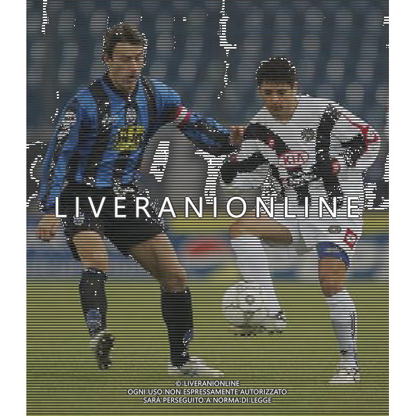 Udine 11 gennaio 2006 Udinese - Atalanta tim cup nella foto: Barreto e Bellini foto Andry / Ag. Aldo Liverani